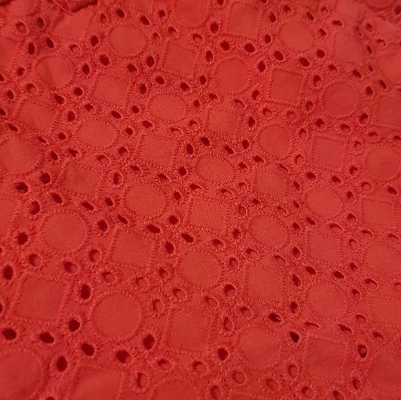 Merona Red Eyelet Shorts - Picture 5 of 5